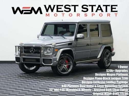 GRAY 2016 Mercedes-Benz AMG G 63 4MATIC