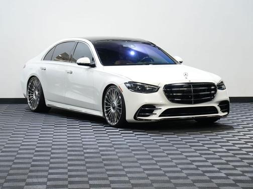 WHITE 2021 Mercedes-Benz S-Class S 580 4MATIC