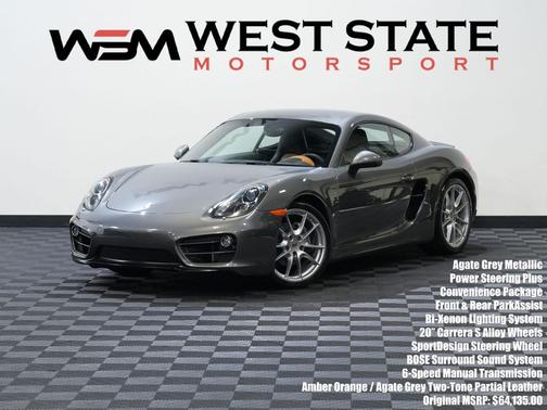 GRAY 2014 Porsche Cayman COUPE 2D