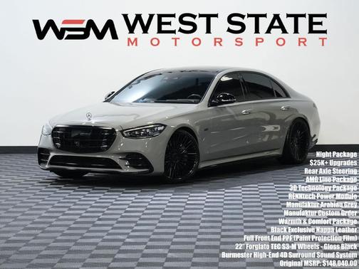 GRAY 2022 Mercedes-Benz S-Class S 580 4MATIC