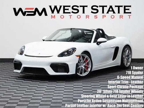 2021 Porsche 718 Spyder CONVERTIBLE 2D