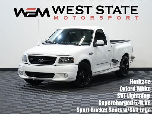 WHITE 2004 Ford F-150 SVT Lightning