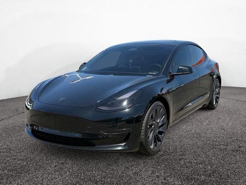 Black 2021 Tesla Model 3 Performance
