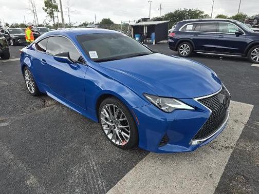 Blue 2022 Lexus RC 350 Base