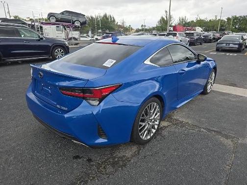 Blue 2022 Lexus RC 350 Base