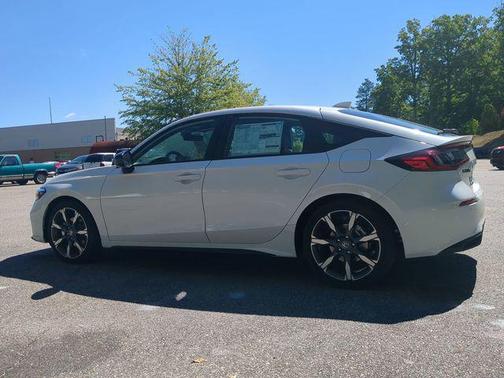 Platinum White Pearl 2026 Honda Civic Hybrid Sport Touring