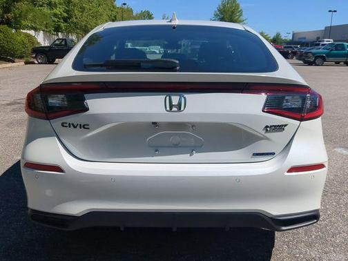 Platinum White Pearl 2026 Honda Civic Hybrid Sport Touring