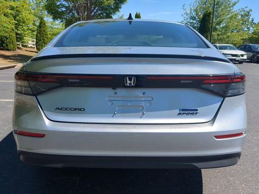 Solar Silver Metallic 2026 Honda Accord Hybrid Sport