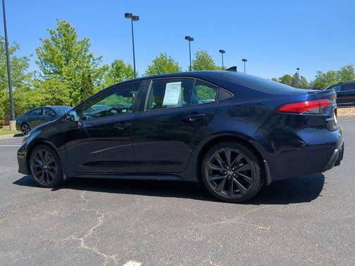 Blueprint/Midnight Black Metallic 2023 Toyota Corolla XSE