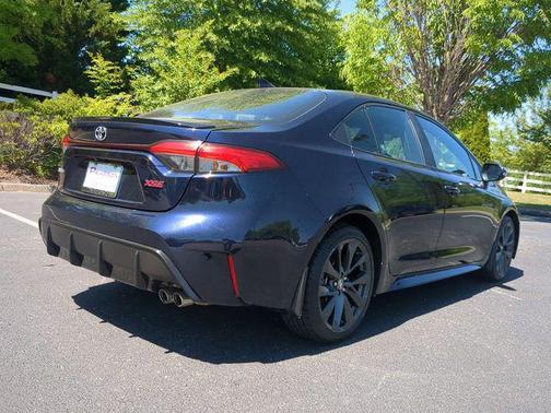 Blueprint/Midnight Black Metallic 2023 Toyota Corolla XSE
