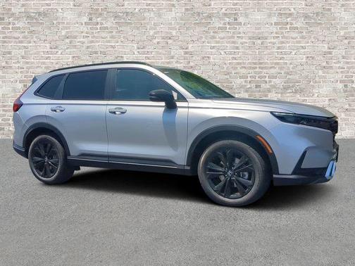 Solar Silver Metallic 2026 Honda CR-V Hybrid Sport Touring AWD