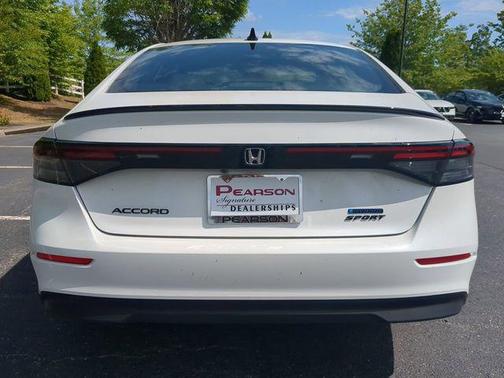 Platinum White Pearl 2026 Honda Accord Hybrid Sport