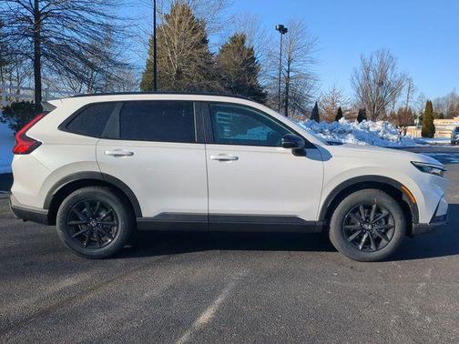 Platinum White Pearl 2026 Honda CR-V Hybrid Sport AWD