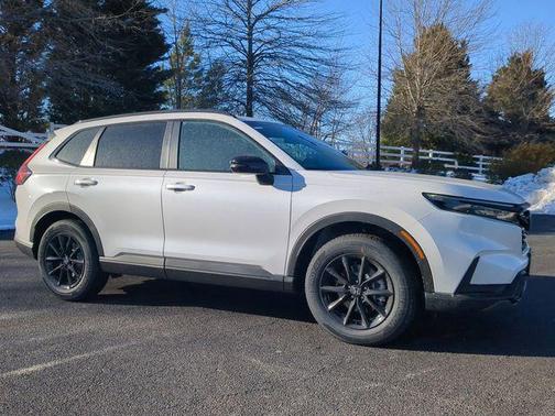 Platinum White Pearl 2026 Honda CR-V Hybrid Sport AWD