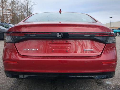 Radiant Red Metallic 2026 Honda Accord Hybrid EX-L