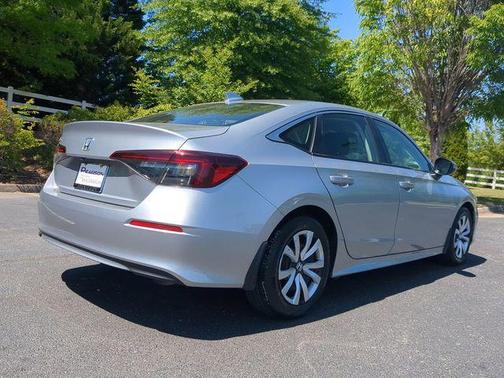 Solar Silver Metallic 2025 Honda Civic LX