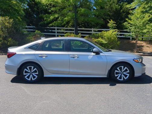Solar Silver Metallic 2025 Honda Civic LX
