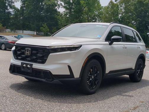 Platinum White Pearl 2026 Honda CR-V Hybrid Sport AWD