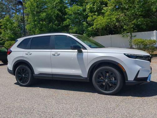 Platinum White Pearl 2026 Honda CR-V Hybrid Sport Touring AWD