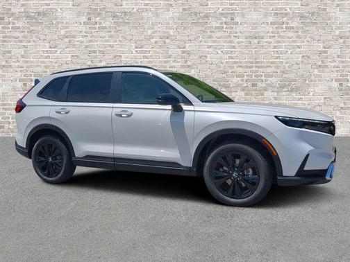 Platinum White Pearl 2026 Honda CR-V Hybrid Sport Touring AWD