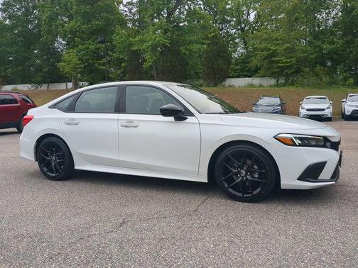 Platinum White Pearl 2023 Honda Civic Sport