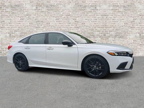 Platinum White Pearl 2023 Honda Civic Sport