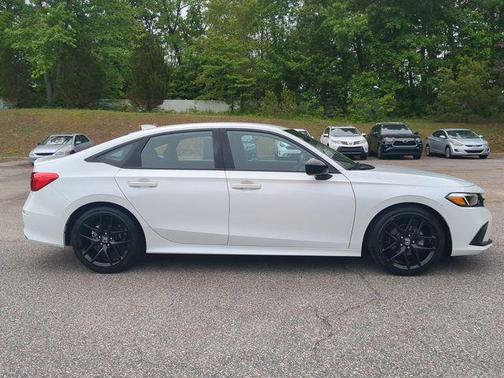 Platinum White Pearl 2023 Honda Civic Sport