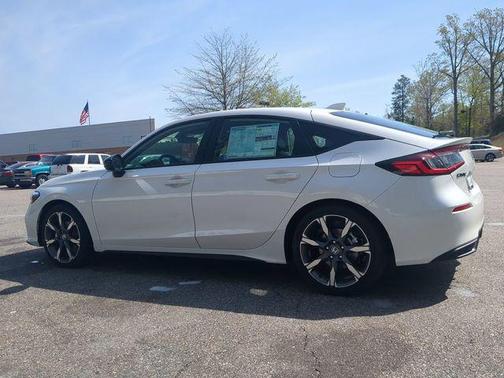 Platinum White Pearl 2026 Honda Civic Hybrid Sport Touring