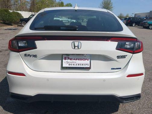 Platinum White Pearl 2026 Honda Civic Hybrid Sport Touring