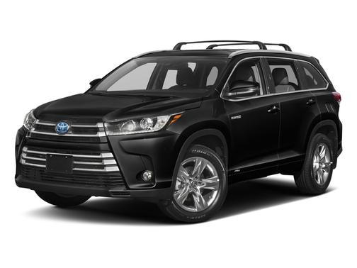 Midnight Black Metallic 2017 Toyota Highlander Hybrid XLE