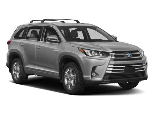 Midnight Black Metallic 2017 Toyota Highlander Hybrid XLE