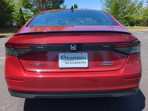 Radiant Red Metallic 2025 Honda Accord Hybrid Sport