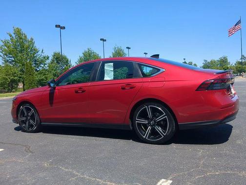Radiant Red Metallic 2025 Honda Accord Hybrid Sport