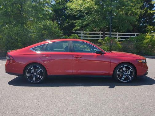 Radiant Red Metallic 2025 Honda Accord Hybrid Sport