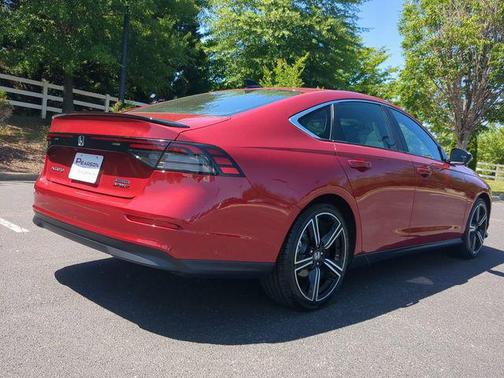 Radiant Red Metallic 2025 Honda Accord Hybrid Sport