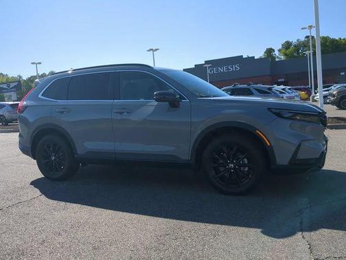 Gray 2025 Honda CR-V Hybrid Sport AWD