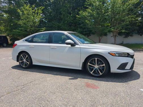 Platinum White Pearl 2024 Honda Civic Touring