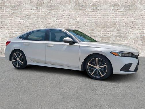 Platinum White Pearl 2024 Honda Civic Touring