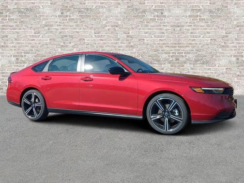 Radiant Red Metallic 2026 Honda Accord Hybrid Sport