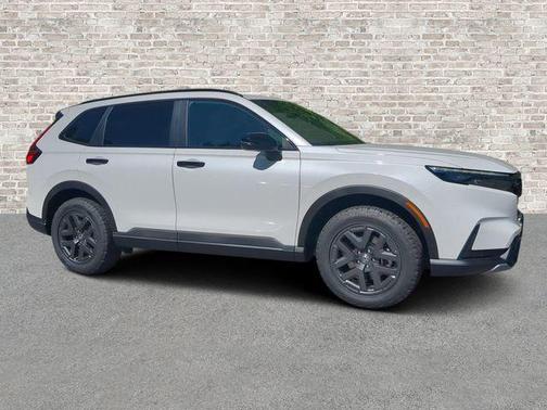 Platinum White Pearl 2026 Honda CR-V Hybrid TrailSport AWD