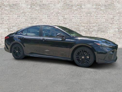 Midnight Black Metallic 2025 Toyota Camry SE