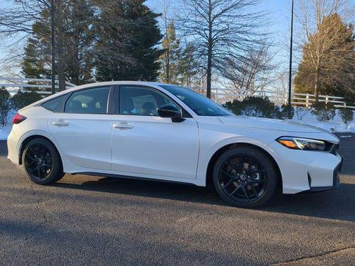 Platinum White Pearl 2026 Honda Civic Sport