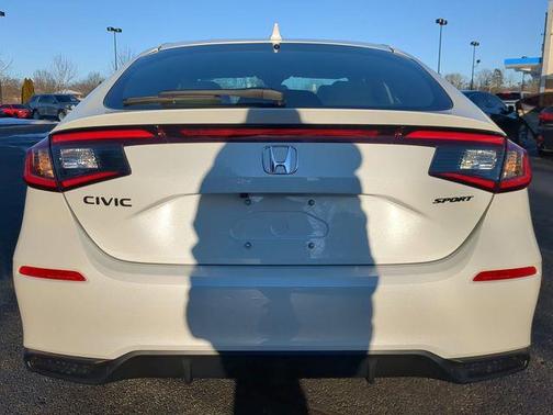 Platinum White Pearl 2026 Honda Civic Sport