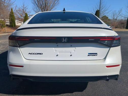 Platinum White Pearl 2026 Honda Accord Hybrid Sport-L