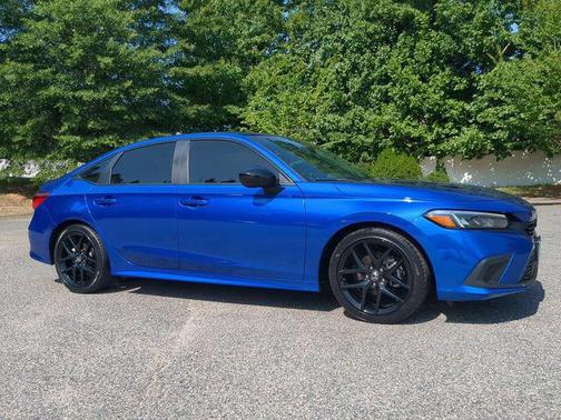 Aegean Blue Metallic 2022 Honda Civic Sport