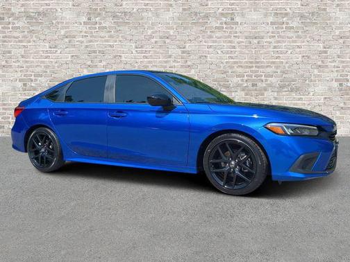 Aegean Blue Metallic 2022 Honda Civic Sport