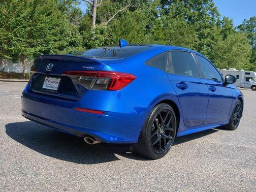 Aegean Blue Metallic 2022 Honda Civic Sport
