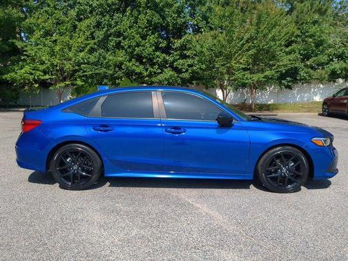 Aegean Blue Metallic 2022 Honda Civic Sport