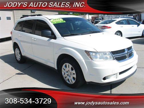 Vice White 2018 Dodge Journey SE