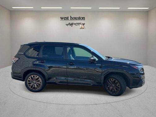 Crystal Black Silica 2025 Subaru Forester Hybrid Sport